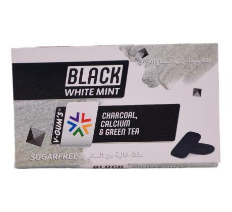 V-GUM Black 17g White Mint