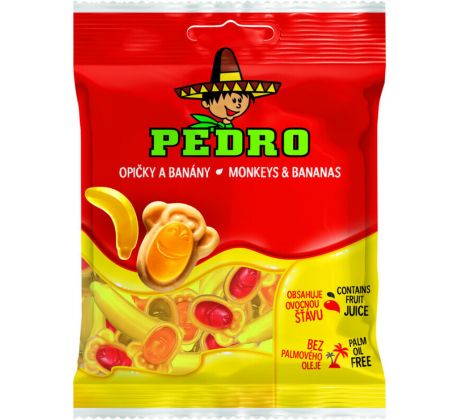 Pedro 80g Opičky a banány